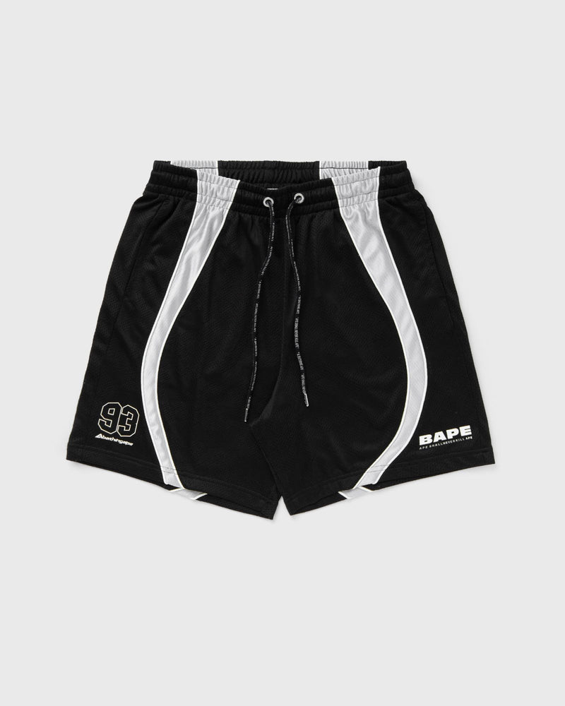 A Bathing Ape Solid Camo Jacquard Multilogo Relaxed Fit Sweat Shorts Grey