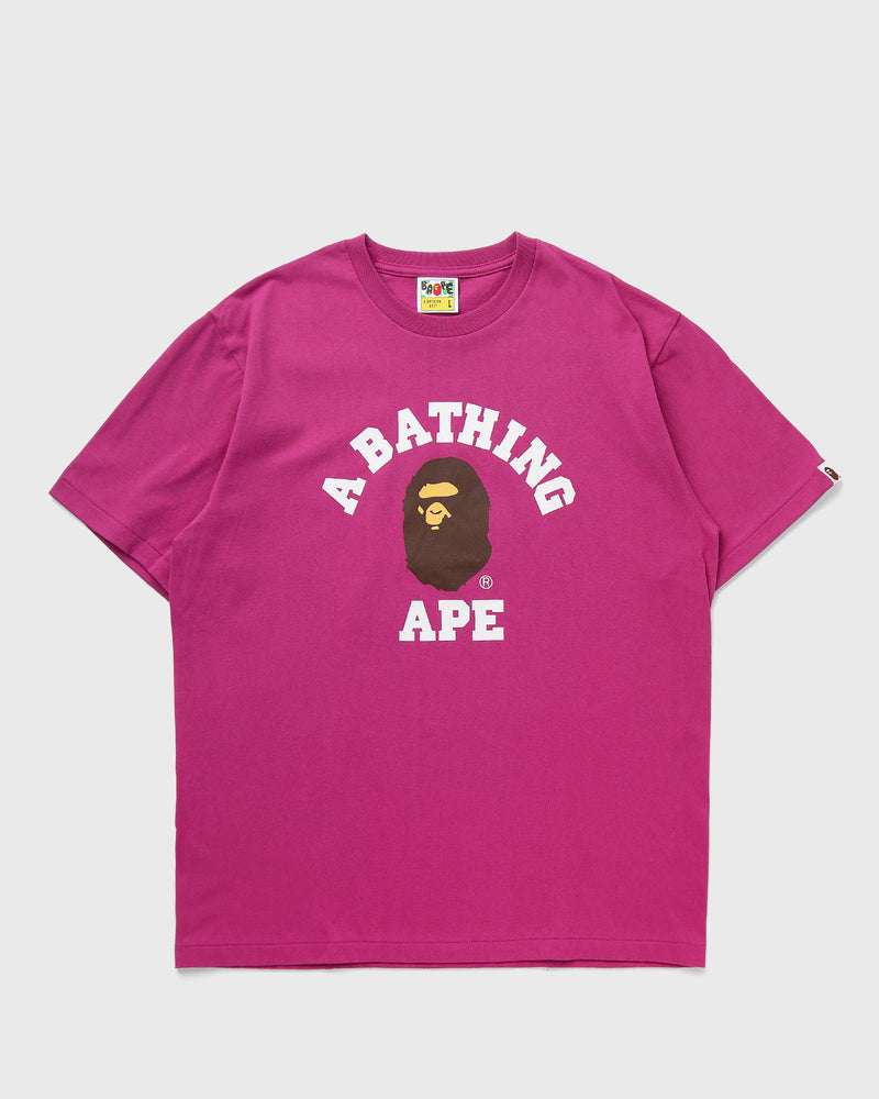 A Bathing Ape College Tee Pink