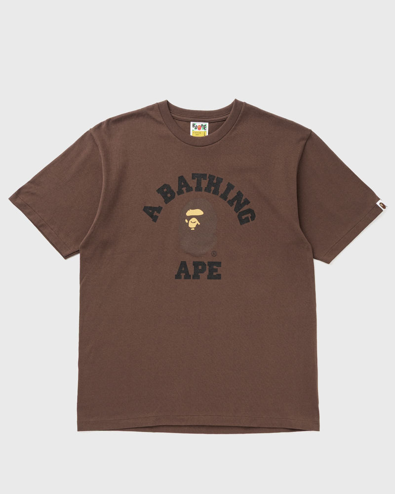 A Bathing Ape College Tee Brown