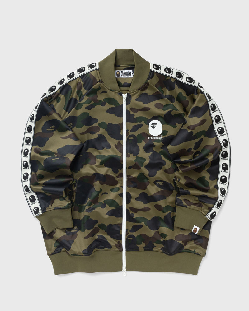 A Bathing Ape 1ST Camo Relaxed Fit Track Jacket Green