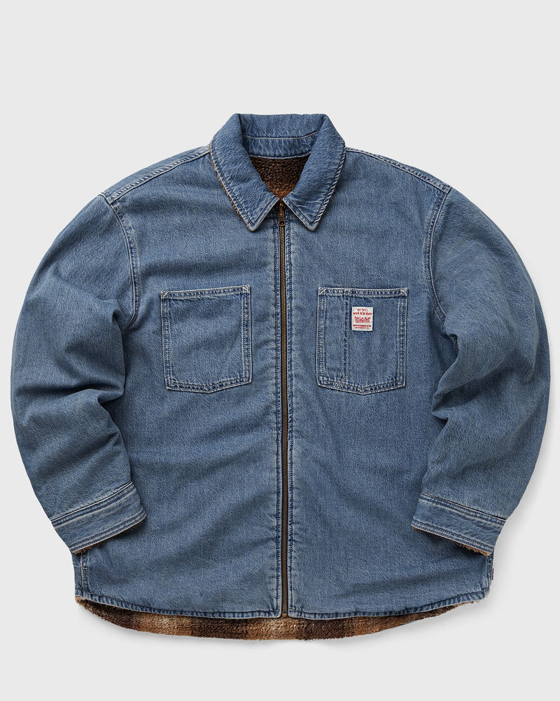 Levis New Workwear Overshirt Blue|brown