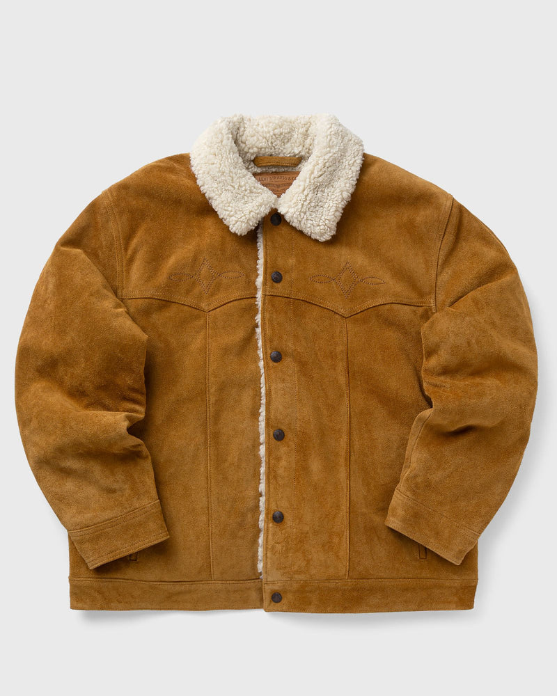 Levis Western Suede Sherpa Trk Brown