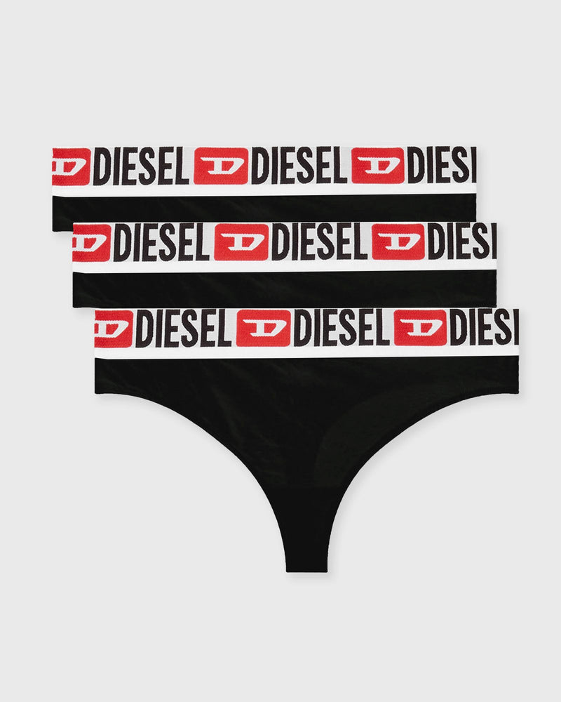 Diesel Threepack String Black