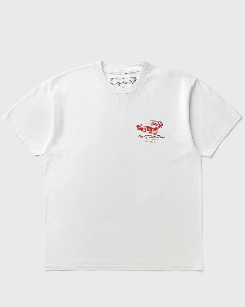 One of These Days Tire Service Tshirt White
