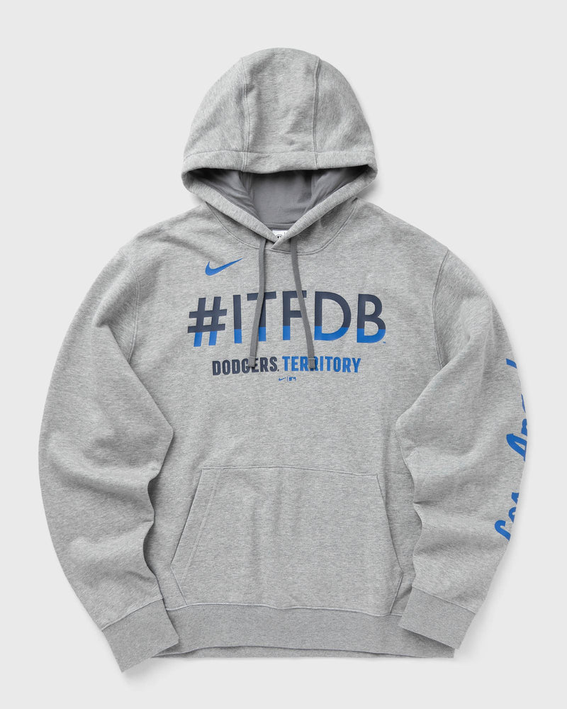 Nike MLB City Connect French Terry Club Hood Los Angeles Dodgers Grey