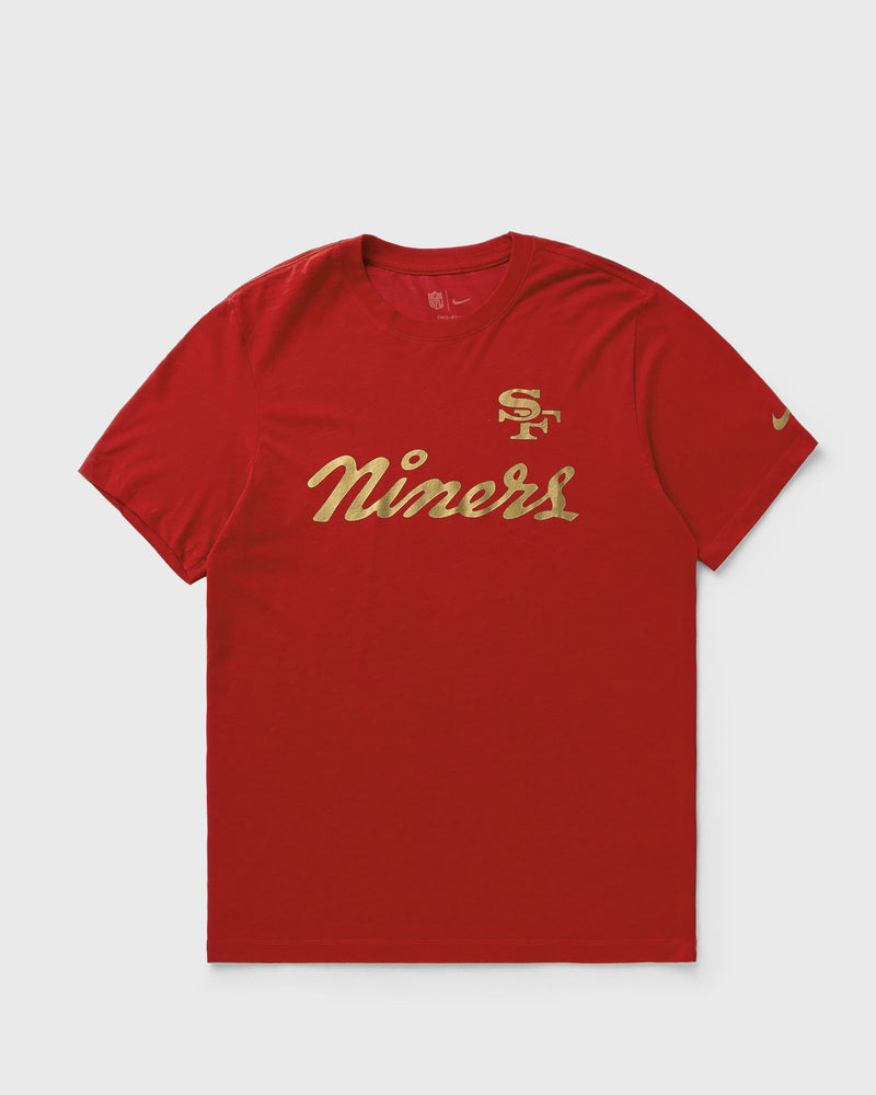 Nike NFL San Francisco 49ERS Rivalry Dri-Fit Cotton Slub T-Shirt Black