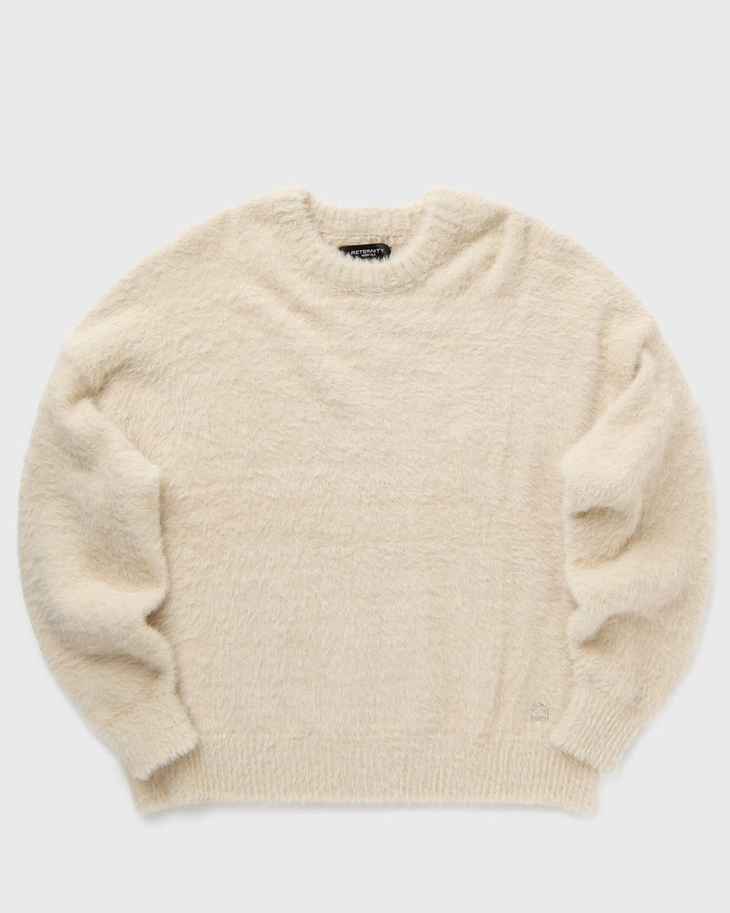 Reternity Essential Furry Knit Sweater Beige