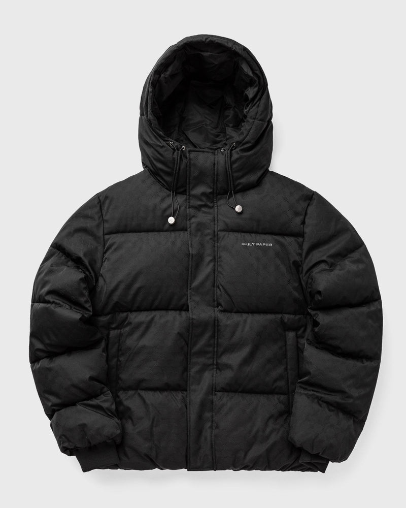 Daily Paper Monogram Puffer Jacket Black