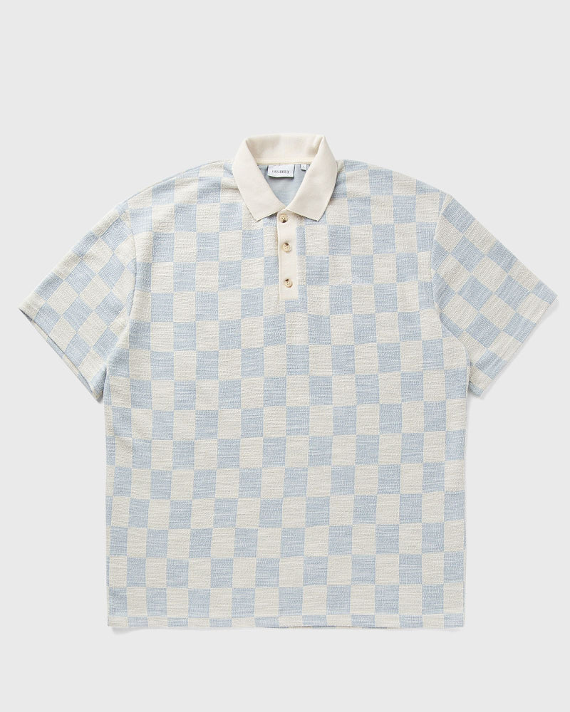 Les Deux Branson Jersey Jacquard Polo Beige