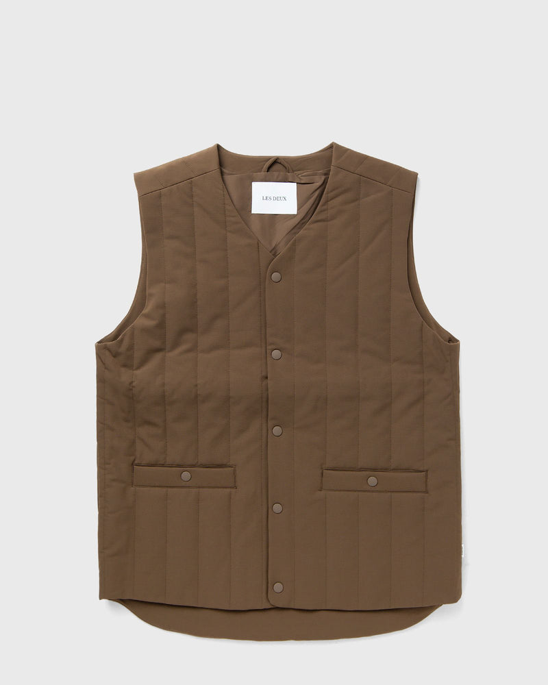 Les Deux Sebastian Tech Vest Brown