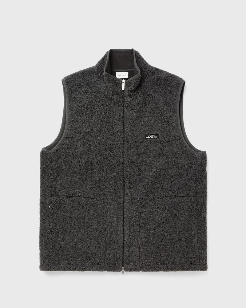 Les Deux Creed Teddy Vest Grey