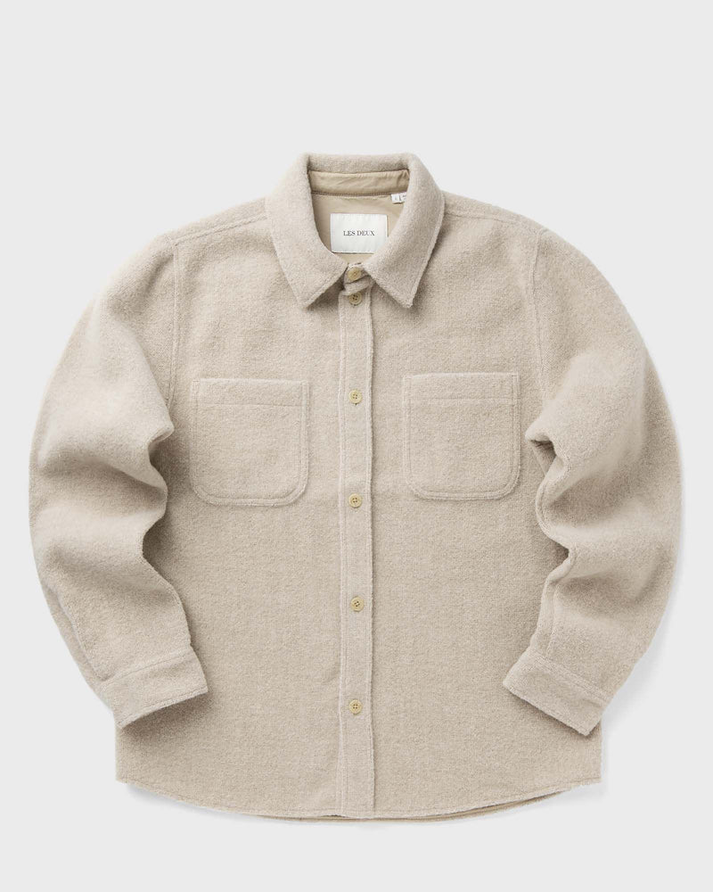 Les Deux Lennon Bouclé Overshirt Beige