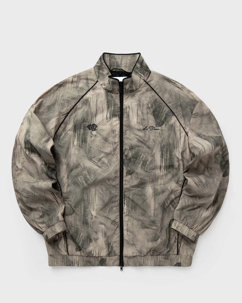Les Deux Jack Crinkled Aop Track Jacket Green