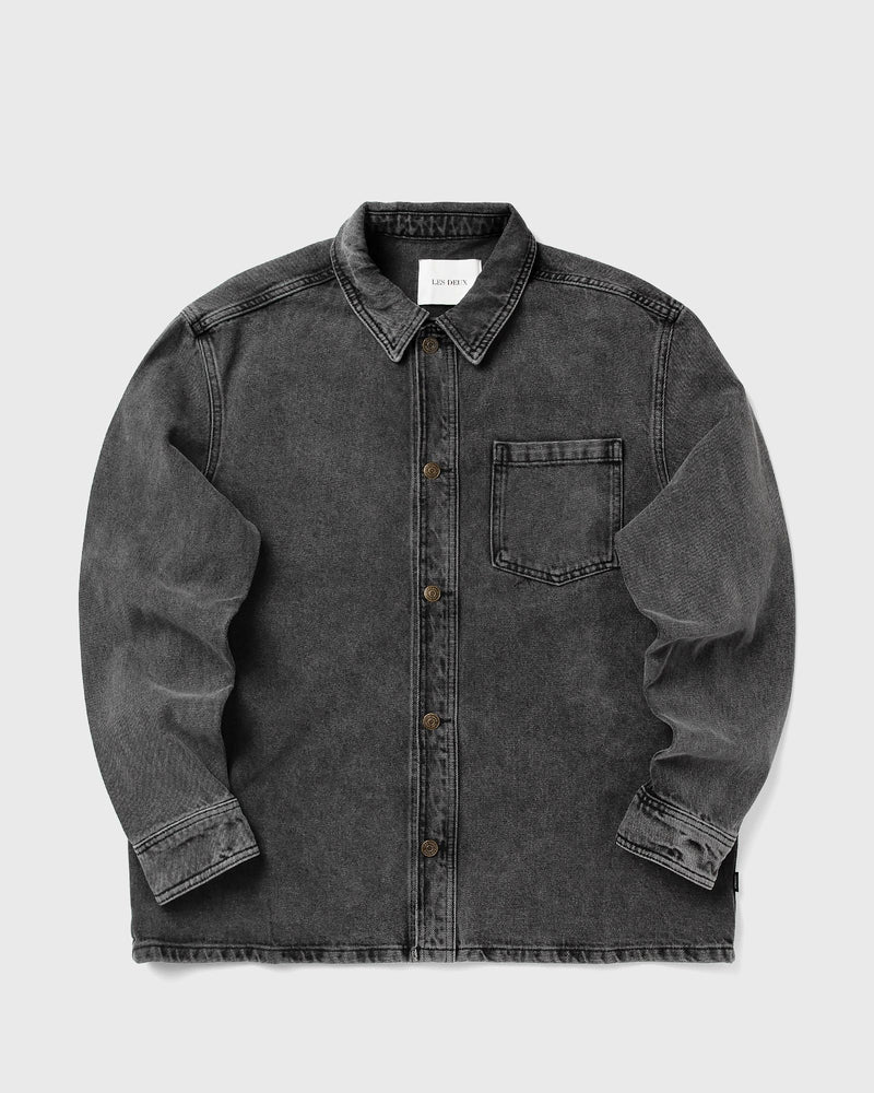 Les Deux Loan Washed Overshirt Grey