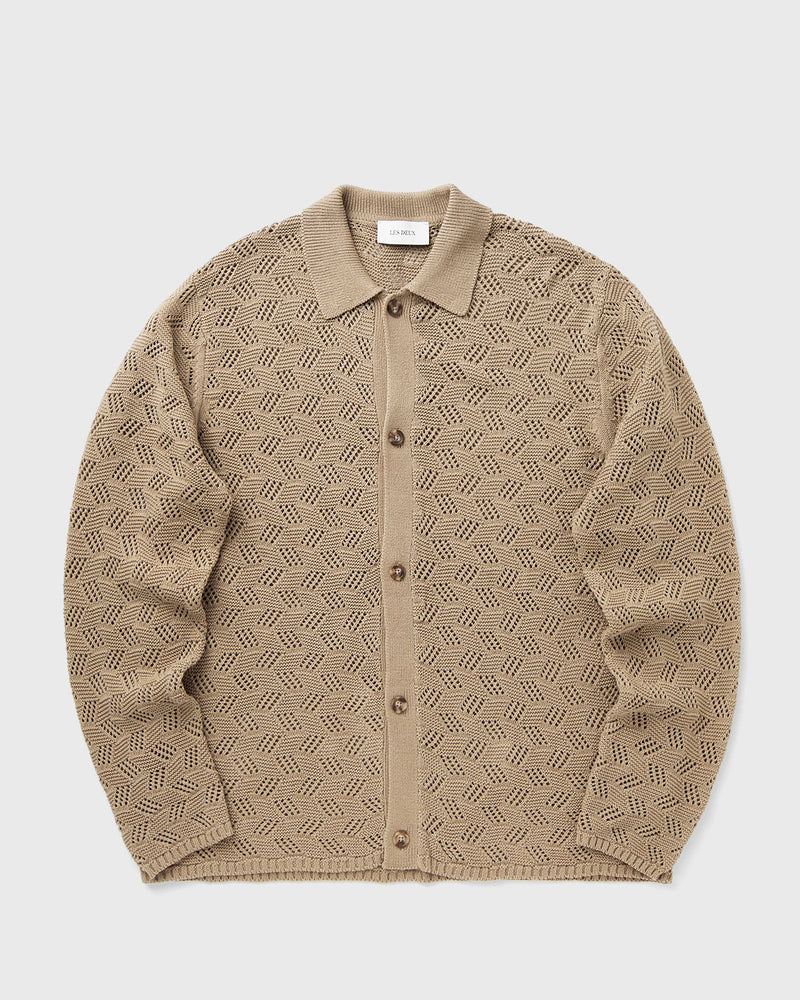 Les Deux Eloi Knit Shirt Beige