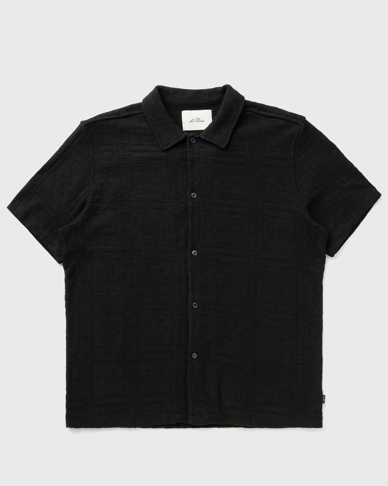 Les Deux Hector Pointelle Ss Shirt Black