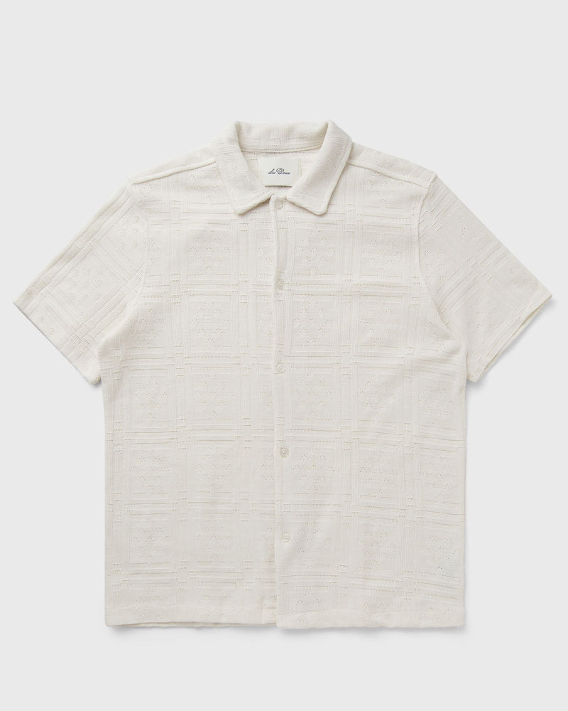 Les Deux Hector Pointelle Ss Shirt White