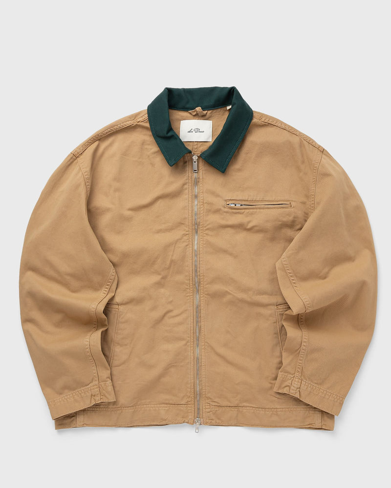 Les Deux Twill Zipper Jacket Beige