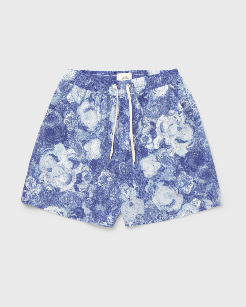 Les Deux Bouquet Aop Swim Shorts Blue