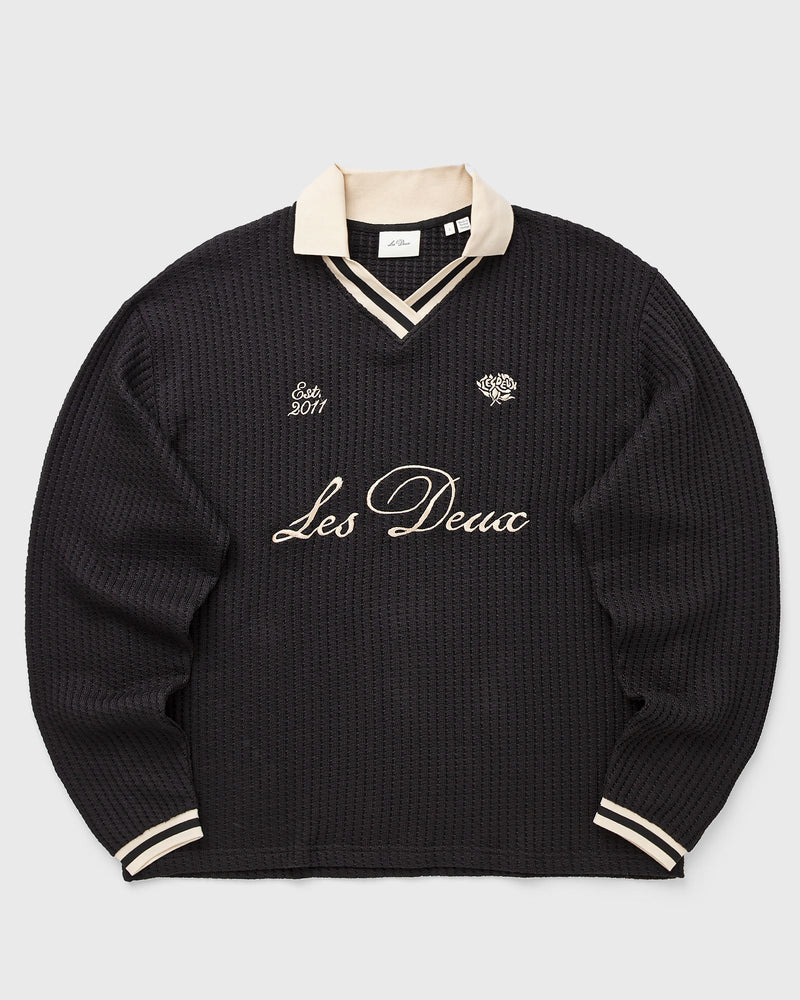 Les Deux Waffle Ls Football Jersey White