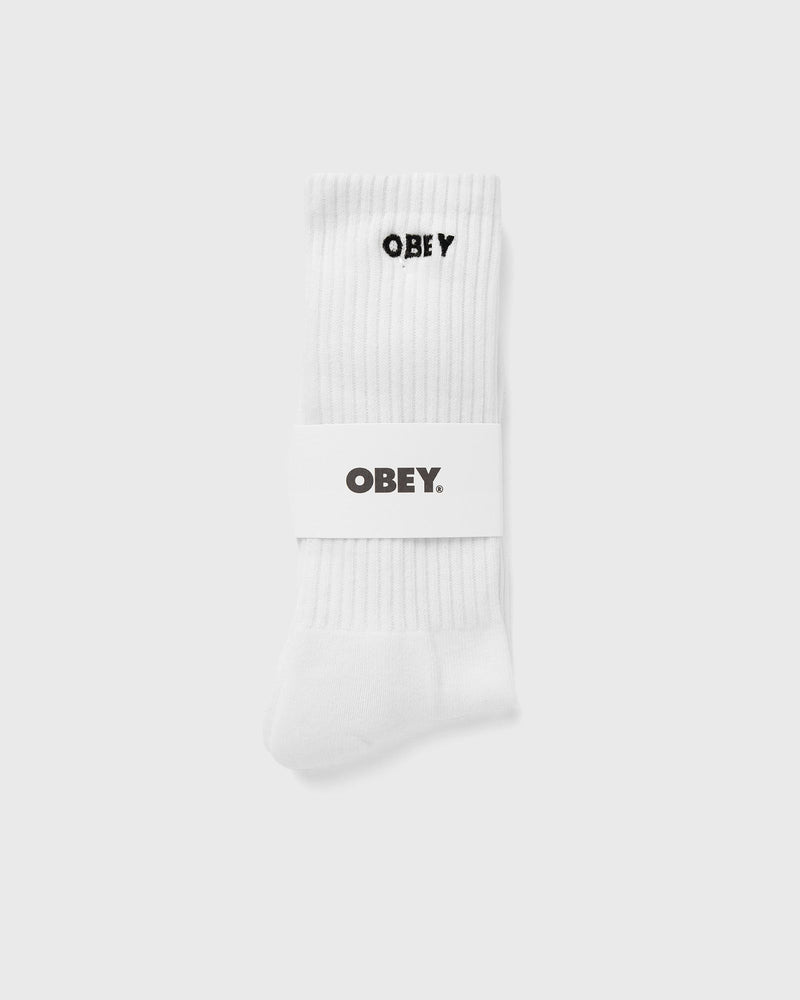 Obey Bold Socks White