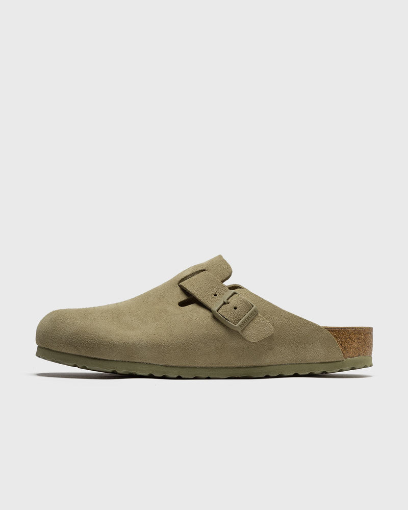 Birkenstock Boston Veloursleder Green