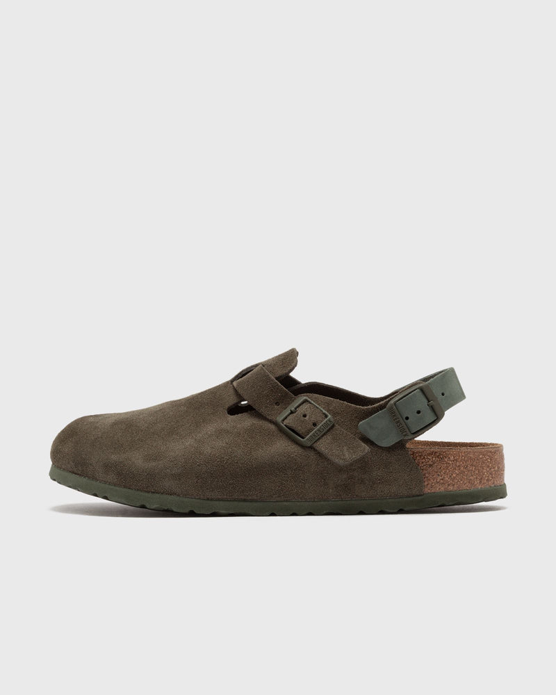 Birkenstock Tokio II Suede Suede Leather Green