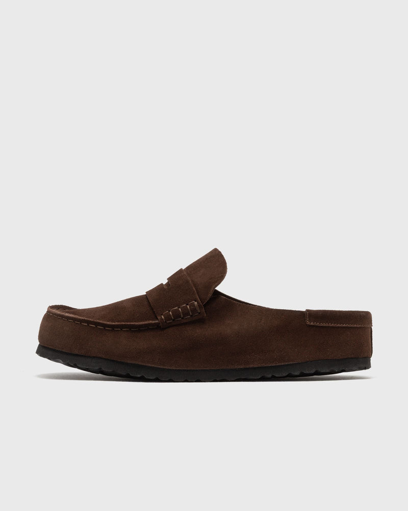 Birkenstock Naples Wrapped Suede Leather Brown