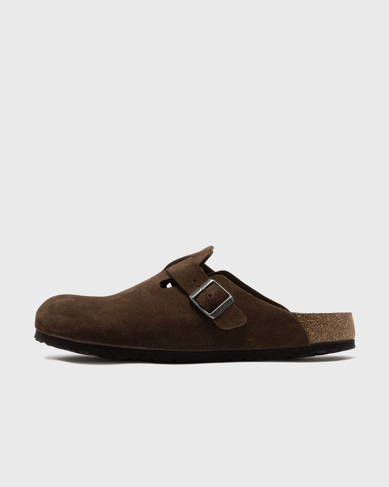 Birkenstock Boston Bs Suede Leather Brown