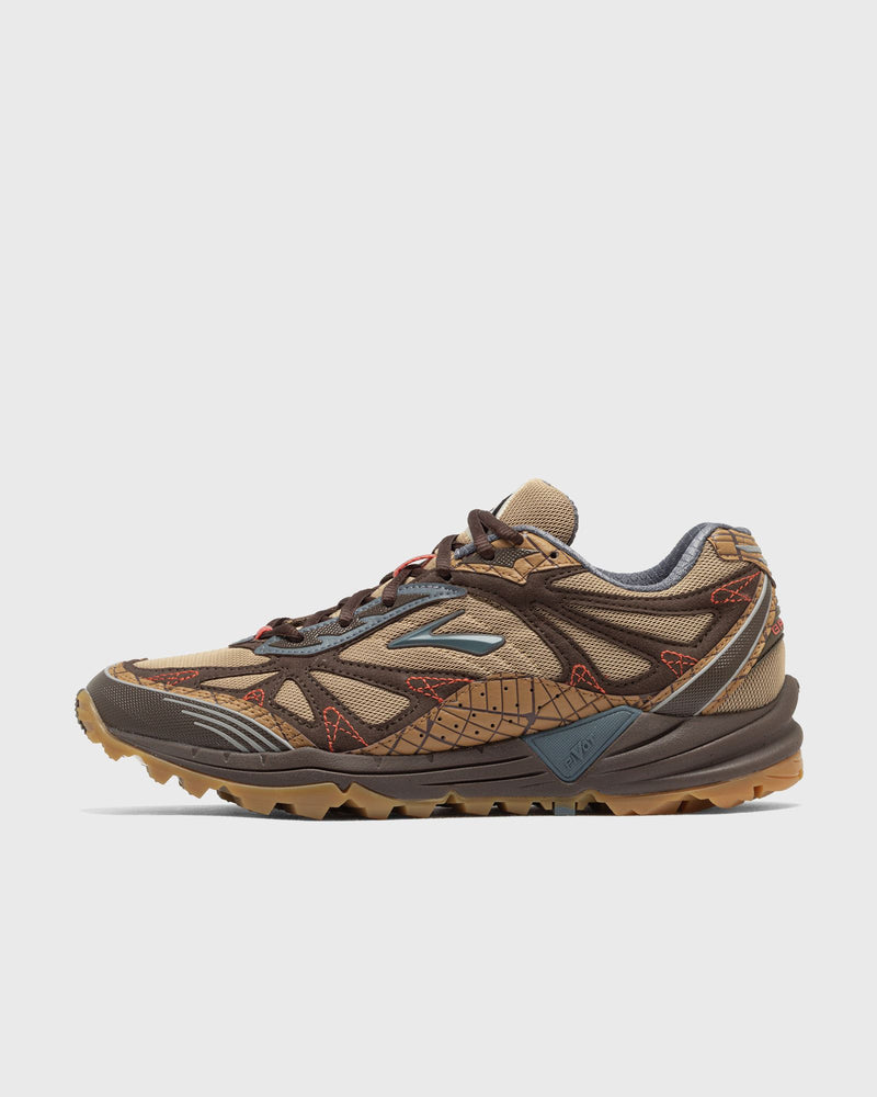 Brooks Running Staple X Cascadia 1 Brown