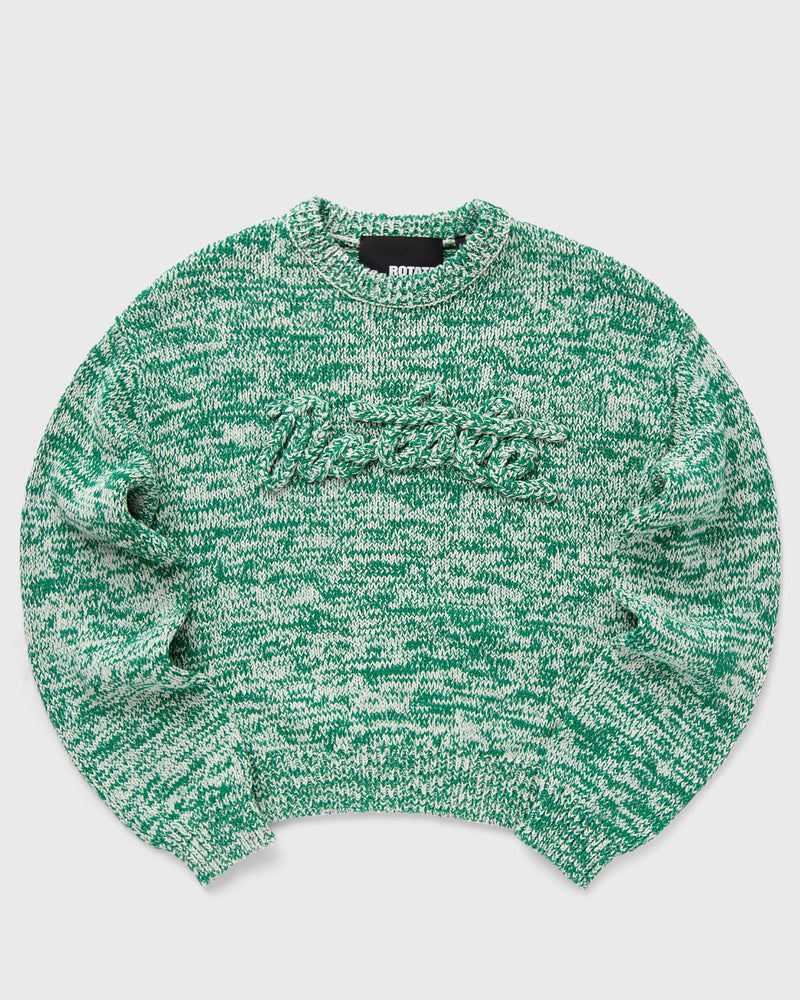 Rotate Birger Christensen Round Neck Knit Jumper Green