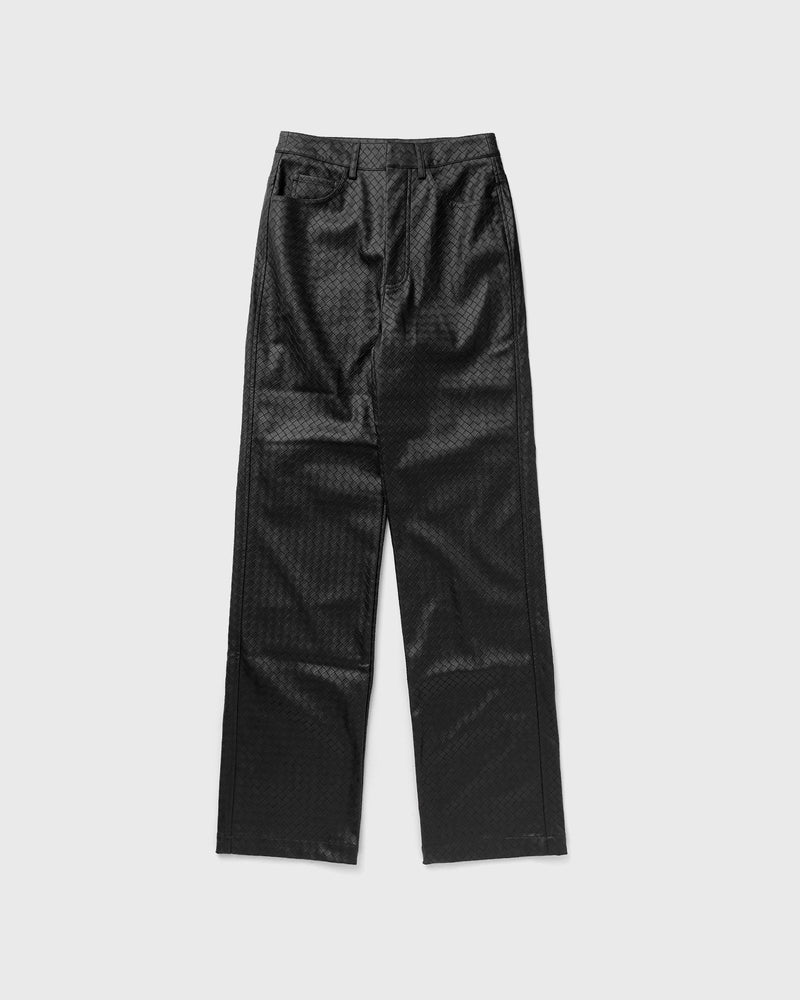 Rotate Birger Christensen Braided Straight Pants Black