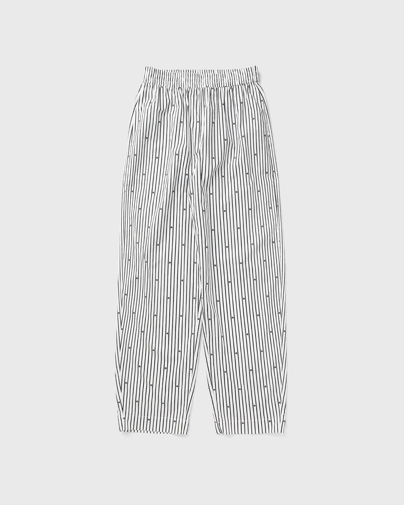 Rotate Birger Christensen Poplin Tapered Pants Black|white