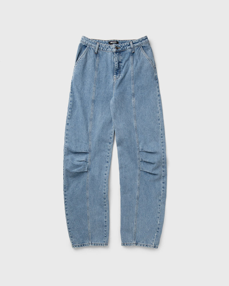 Rotate Birger Christensen Cargo Denim Pants Blue