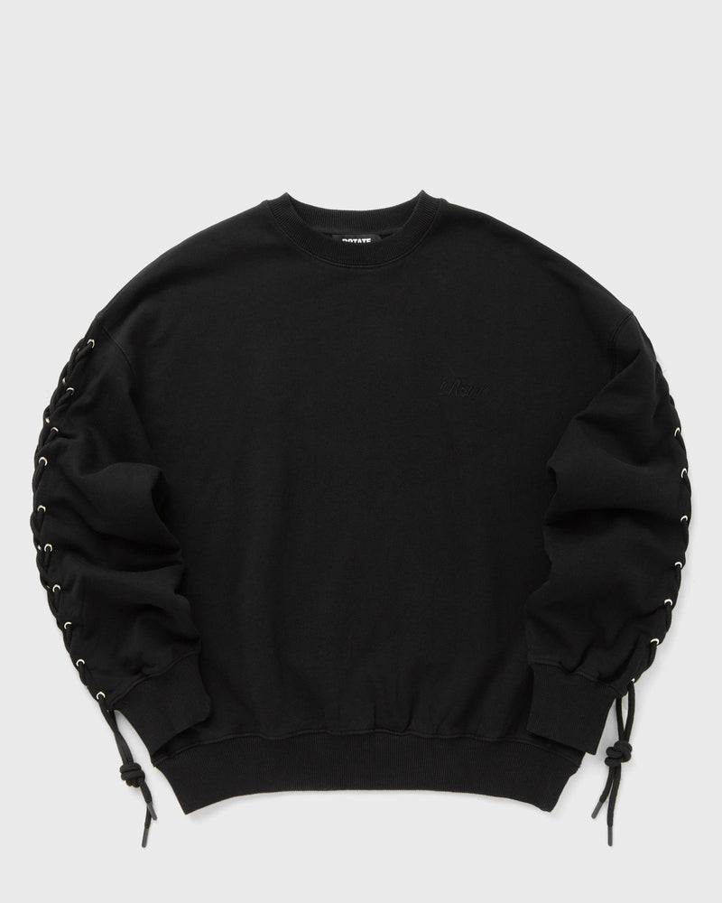 Rotate Birger Christensen Lacing Crewneck Black