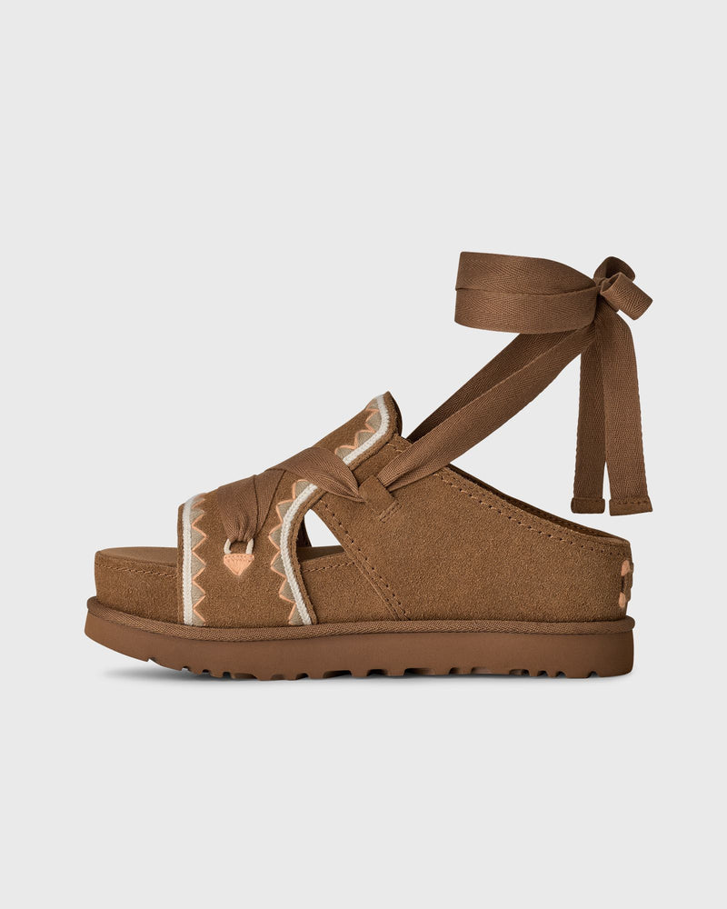 Ugg W Goldenstar Hi Artistitch Brown