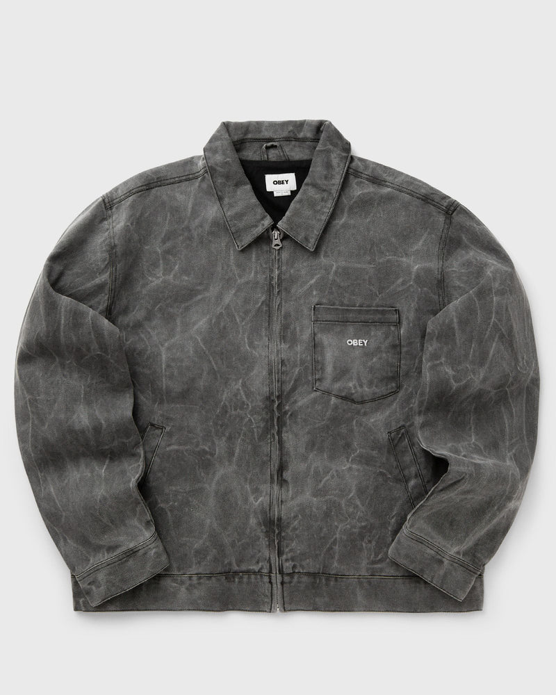 Obey Workman Zip Jacket Black
