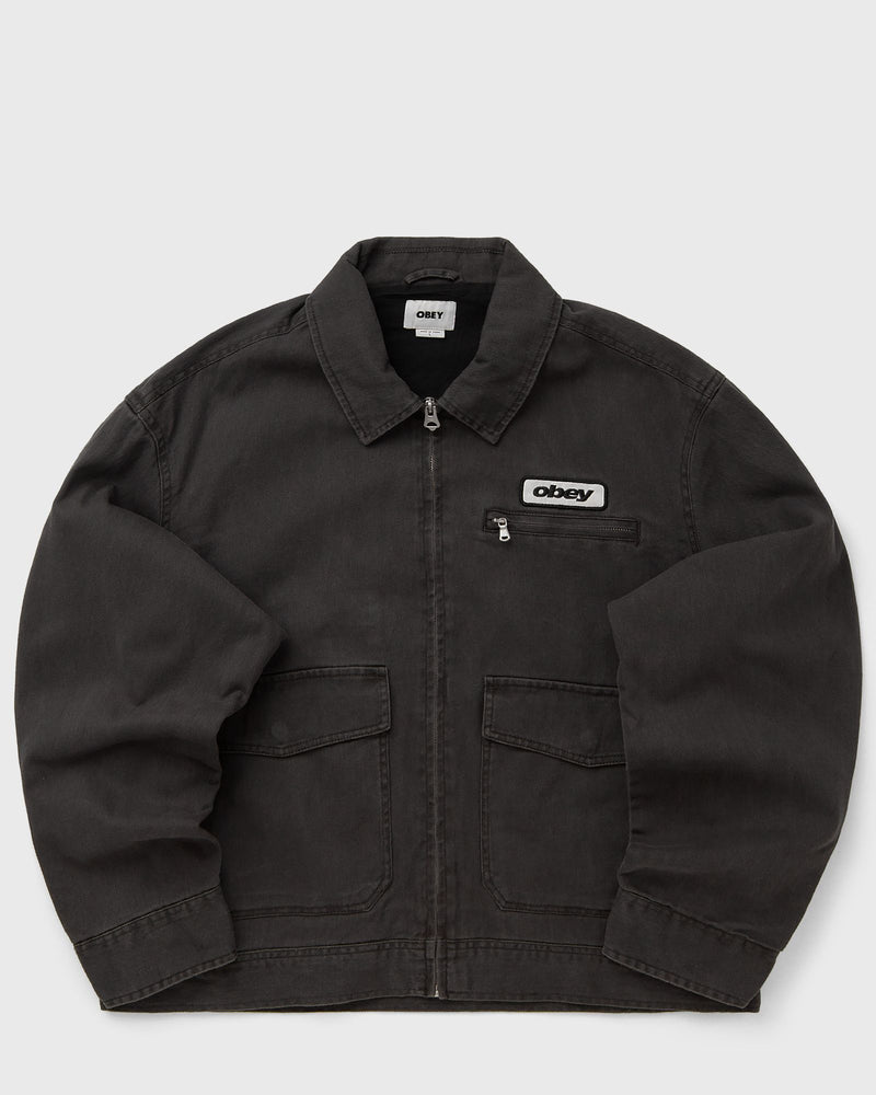 Obey Walter Work Jacket Black