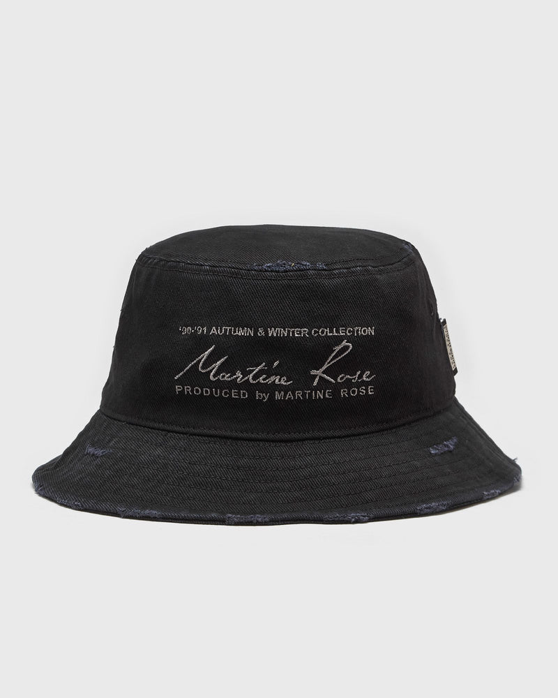 Martine Rose Signature Bucket Hat Black