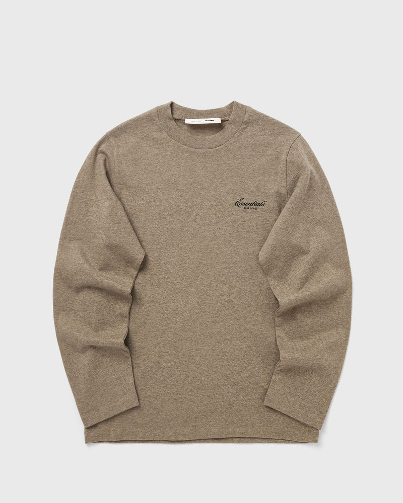 Fear of God Essentials Womens Classic Long Sleeve Tee Beige