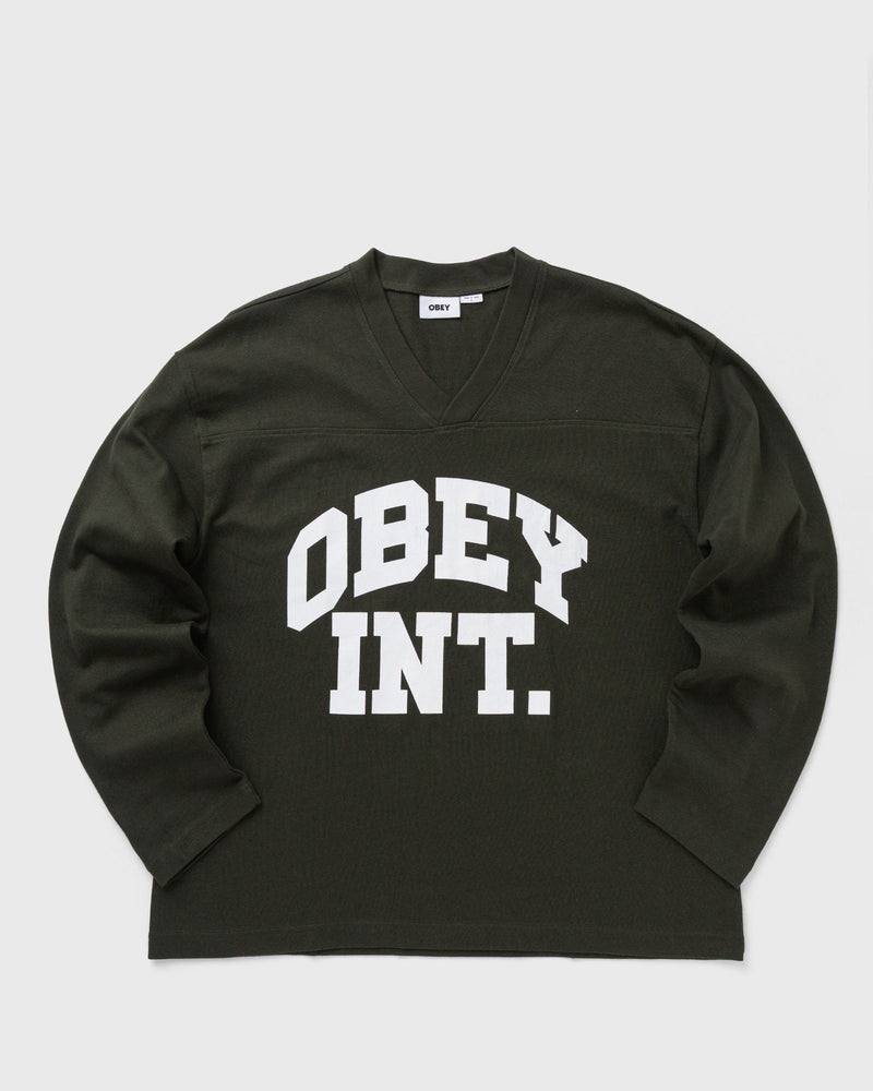 Obey Football Jersey Ls Green