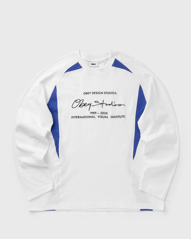Obey League Shirt Ls White