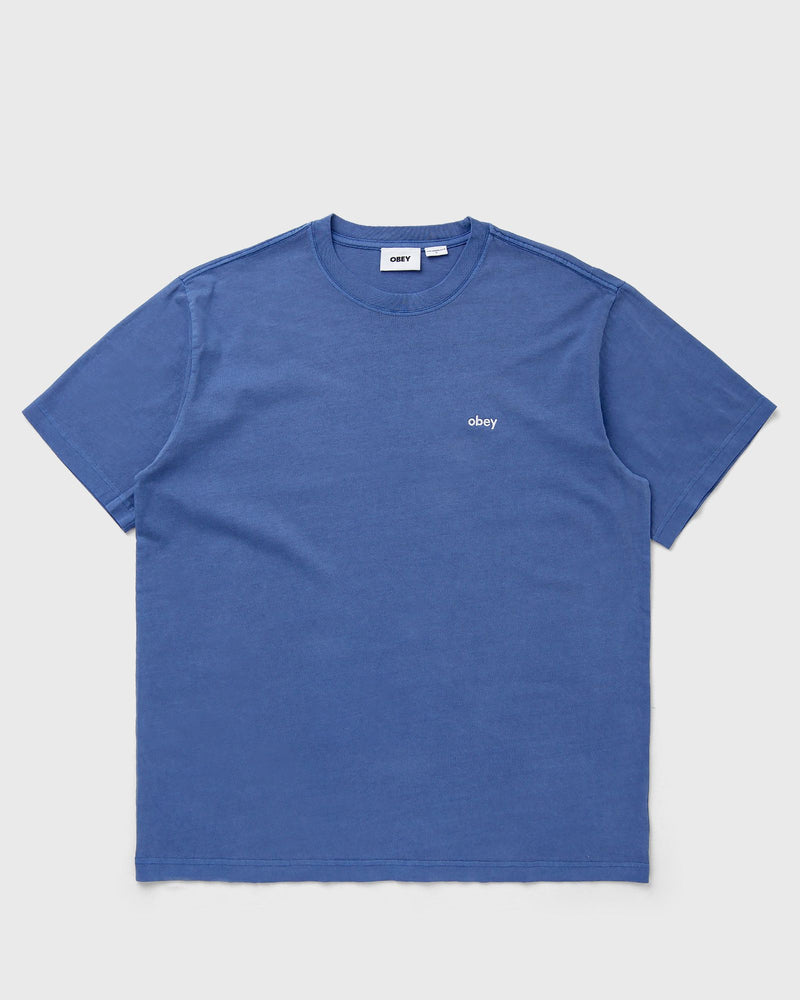 Obey Lowercase Pigment Tee Ss Blue