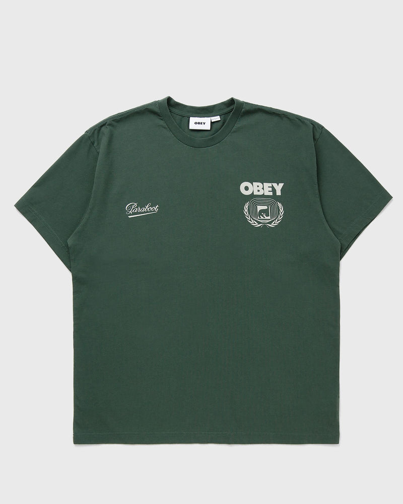 Obey X Paraboot Kranks T-Shirt Green