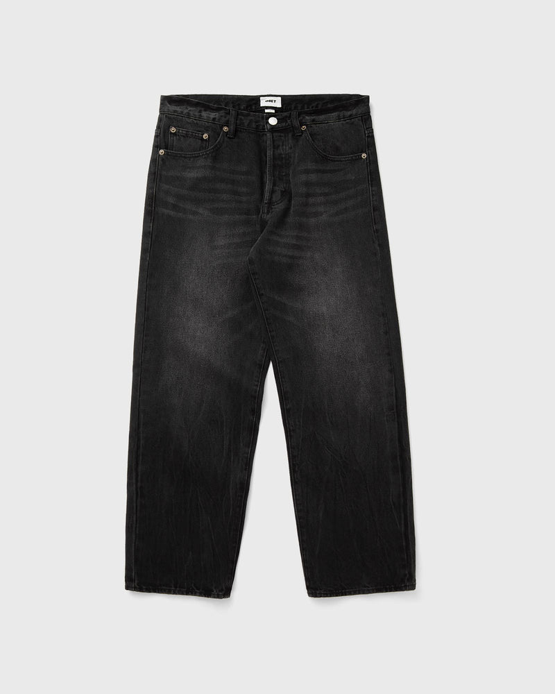 Obey Boxcar Straight Leg Denim Black