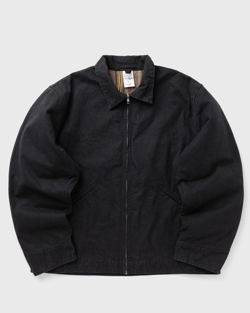 Nudie Jeans Blake Zip Jacket Duck Canvas Black