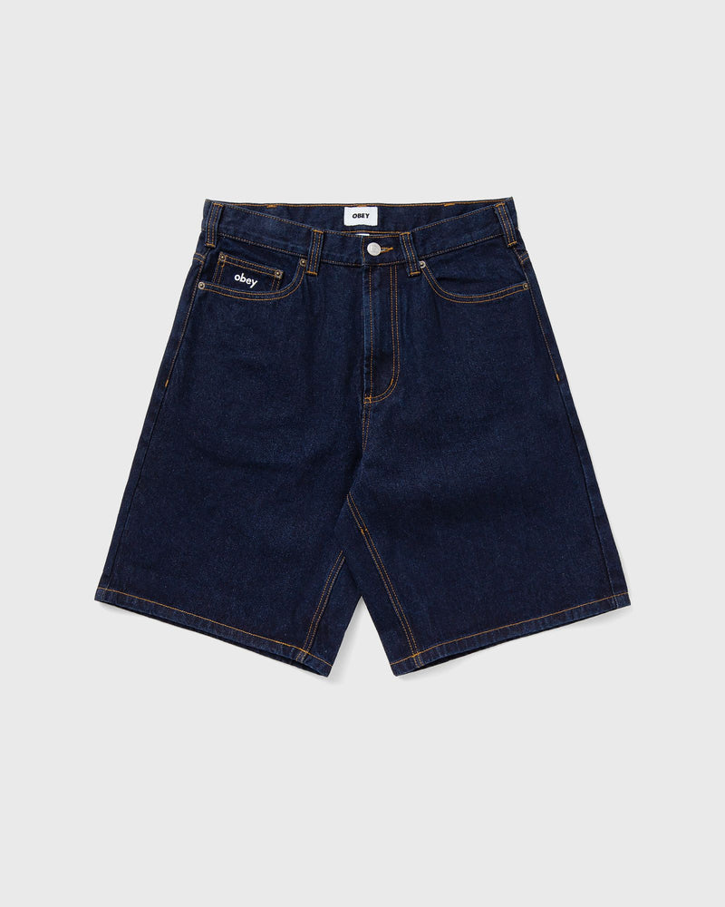Obey Bigwig Baggy Denim Short Blue