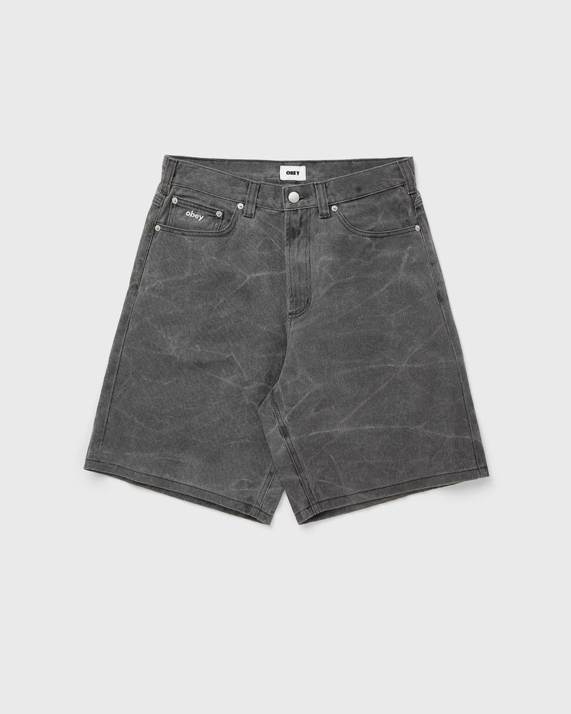 Obey Bigwig Baggy Denim Short Grey