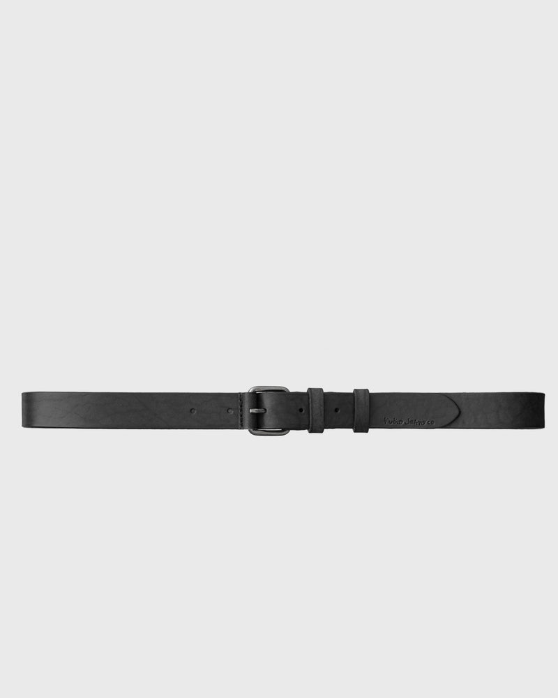 Nudie Jeans Dwayne Leather Belt Black