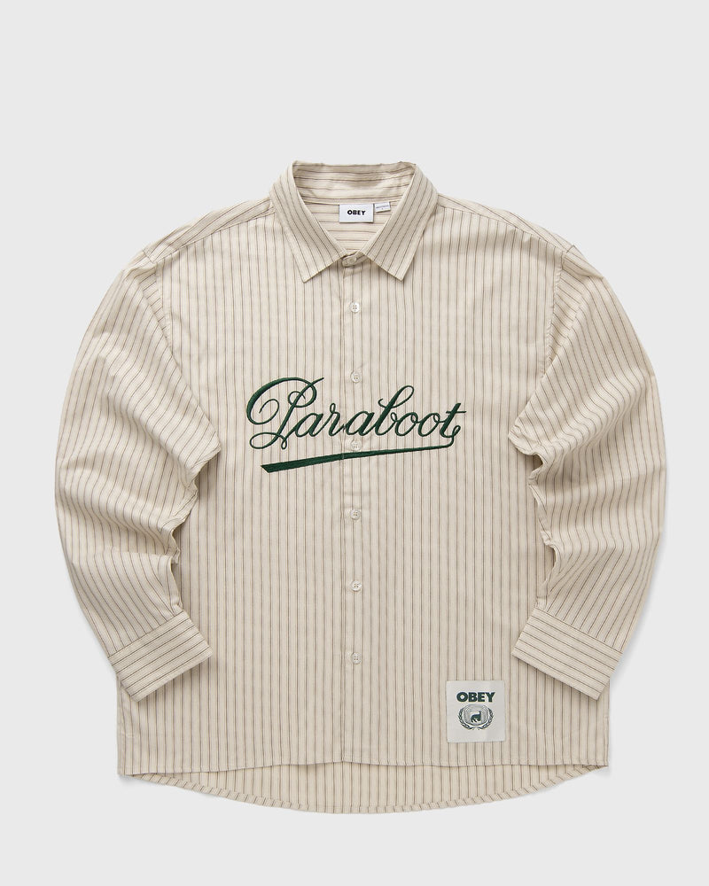 Obey X Paraboot Bochy Embroidered Shirt Beige